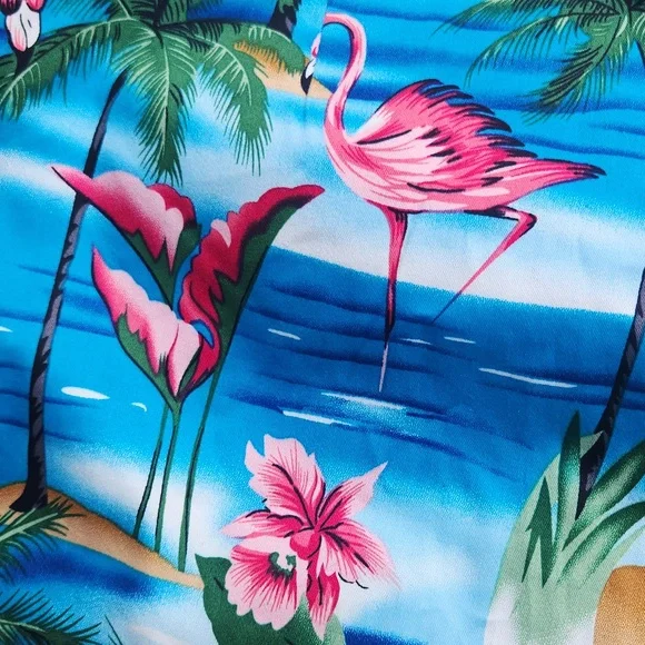 Collectif retro flamingo shorts - Picture 10 of 10